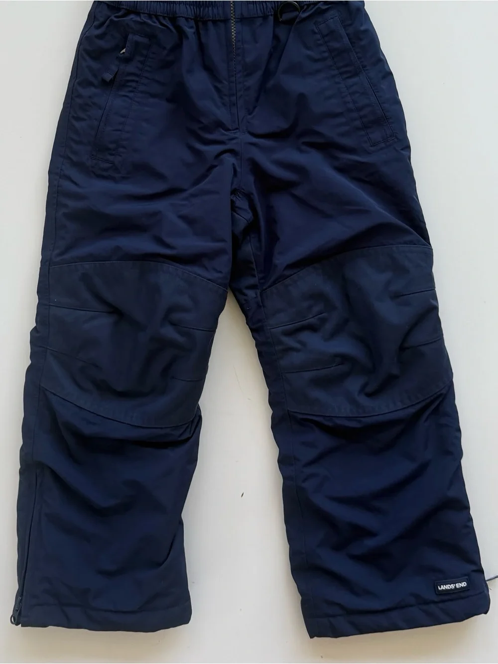 Lands’ End Grow-A-Longs Snow Bib Navy Size 5